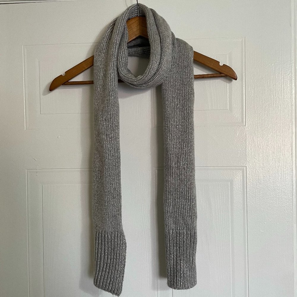Michael Kors Shimmer Gray Silver Scarf